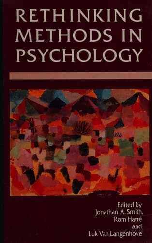 Tapa de Rethinking methods in psychology
