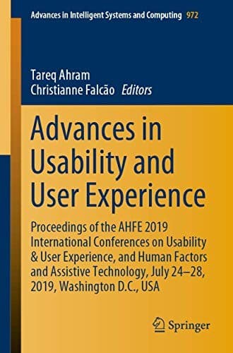 Tapa de Advances in Usability and User Experience