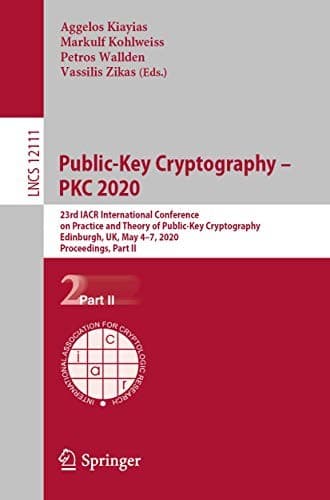 Tapa de Public-Key Cryptography – PKC 2020