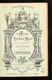 Tapa de La fille du tambour major