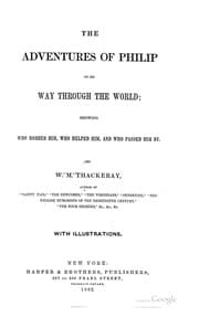 Tapa de The Adventures of Philip on His Way Through the World: Showing who Robbed Him, who Helped Him ..