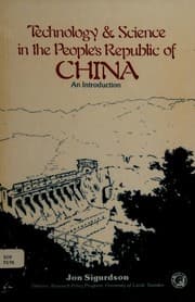 Tapa de Technology and science in the Peoples' Republic of China: an introduction, by Jon Sigurdson