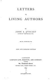 Tapa de Letters to living authors