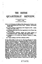 Tapa de The British quarterly review