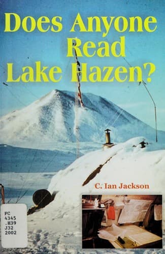 Tapa de Does Anyone Read Lake Hazen?