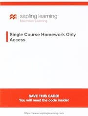 Tapa de Sapling Homework for Biochemistry