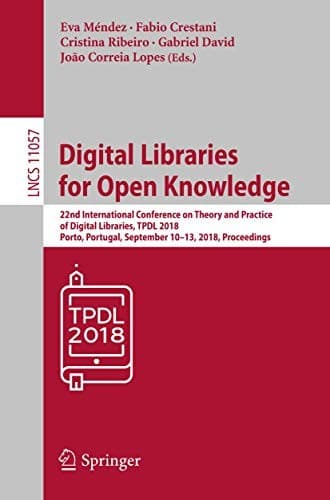 Tapa de Digital Libraries for Open Knowledge