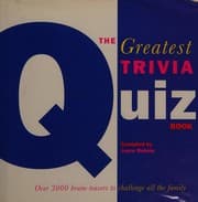 Tapa de The greatest trivia quiz book