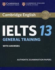 Tapa de Cambridge IELTS 13 General Training Student's Book with Answers