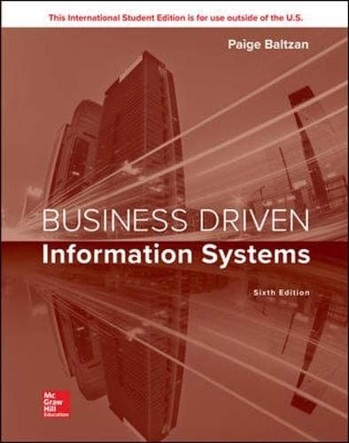 Tapa de Business Driven Information Systems
