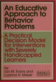 Tapa de An Educative Approach to Behavior Problems