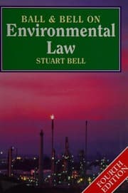 Tapa de Ball & Bell on Environmental Law