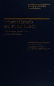 Tapa de Natural hazards and public choice