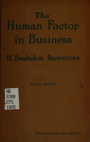 Tapa de The human factor in business