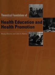 Tapa de Theoretical foundations of health education and health promotion