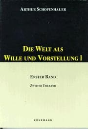 Tapa de Die Welt als Wille und Vorstellung 1/2