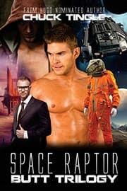 Tapa de Space Raptor Butt Trilogy