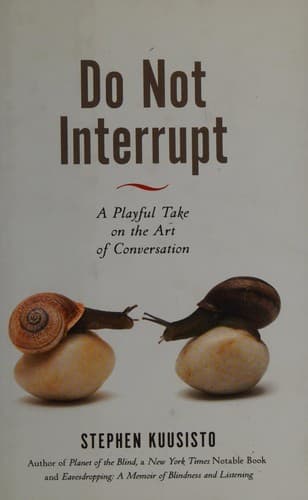 Tapa de Do not interrupt