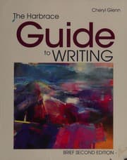 Tapa de The Harbrace guide to writing
