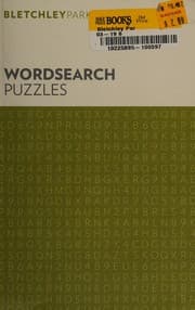 Tapa de Bletchley park wordsearch puzzles