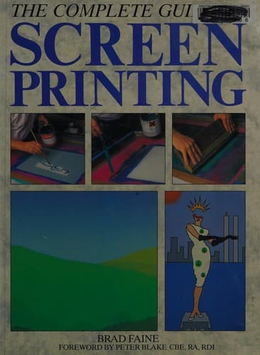 Tapa de The complete guide to screen printing