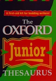 Tapa de The Oxford junior thesaurus