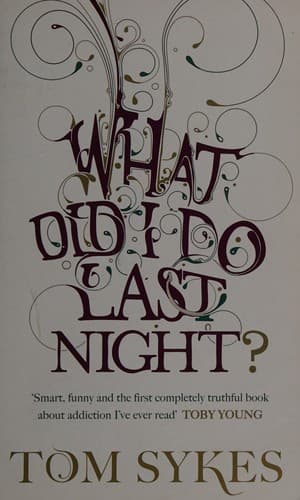 Tapa de What Did I Do Last Night?