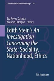 Tapa de Edith Stein’s An Investigation Concerning the State