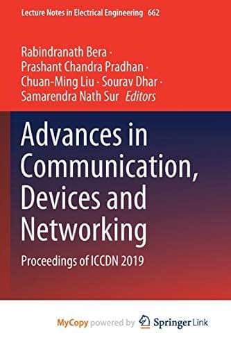Tapa de Advances in Communication, Devices and Networking