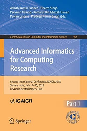 Tapa de Advanced Informatics for Computing Research