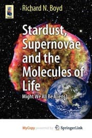 Tapa de Stardust, Supernovae and the Molecules of Life