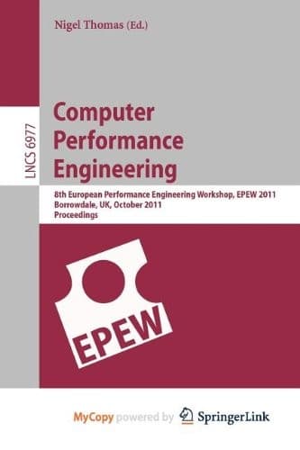 Tapa de Computer Performance Engineering