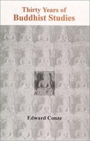 Tapa de Thirty years of Buddhist studies