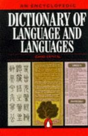 Tapa de Dictionary of Language and Languages, An Encyclopedic