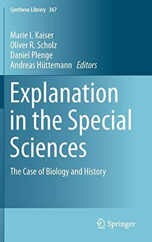 Tapa de Explanation in the Special Sciences
