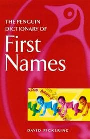 Tapa de The Penguin dictionary of first names