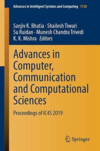 Tapa de Advances in Computer, Communication and Computational Sciences