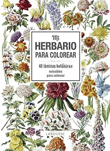 Tapa de Mi herbario para colorear