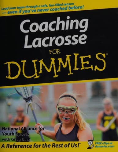 Tapa de Coaching Lacrosse For Dummies