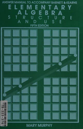 Tapa de Elementary algebra