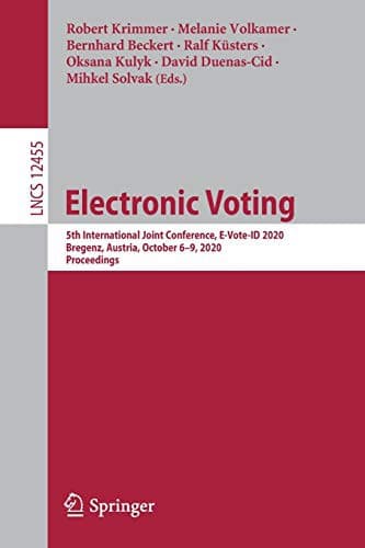 Tapa de Electronic Voting