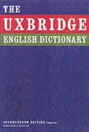 Tapa de Uxbridge English Dictionary
