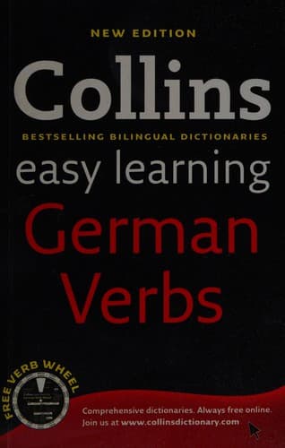 Tapa de Collins German verbs