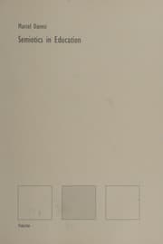 Tapa de Semiotics in education