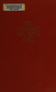 Tapa de Die Gemeinde vom Toten Meer