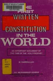 Tapa de The first written constitution in the world