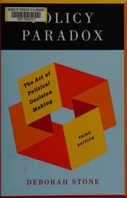 Tapa de Policy paradox