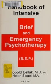Tapa de Handbook of intensive, brief, and emergency psychotherapy (B.E.P.)