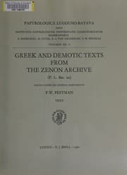 Tapa de Greek and Demotic texts from the Zenon archive
