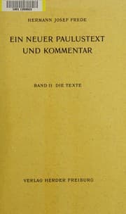 Tapa de Ein neuer Paulustext und Kommentar